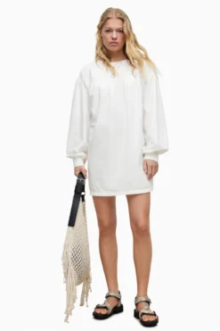 All Saints AllSaints Harlow White Denim Dress -ALLSAINTS Sales unnamed file 1587 scaled