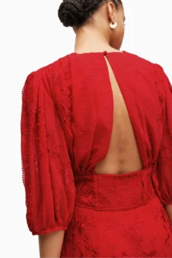 All Saints AllSaints Red Aspen Embroidered Dress -ALLSAINTS Sales unnamed file 1604 scaled