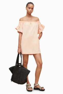 All Saints AllSaints Pink Adela Dress