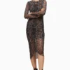 All Saints AllSaints Grey Norma Long Sleeve Snake Dress -ALLSAINTS Sales unnamed file 1640 scaled