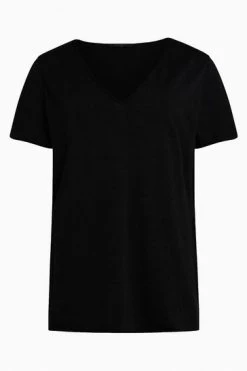 All Saints AllSaints Emelyn Black Tonic T-Shirt -ALLSAINTS Sales unnamed file 166