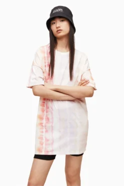 All Saints AllSaints Marea Pink Tee Dress -ALLSAINTS Sales unnamed file 1662 scaled