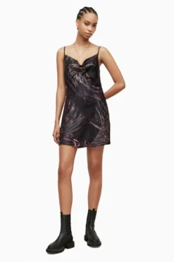 All Saints AllSaints Haddi Luar Black Dress