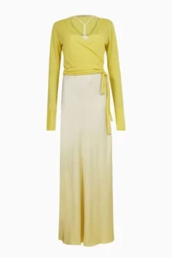 All Saints AllSaints Yellow Ombre Dress -ALLSAINTS Sales unnamed file 1702