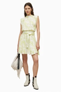 All Saints AllSaints Green Rhys Amanzi Dress