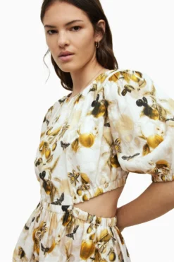 All Saints AllSaints Yellow Colette Soleil Dress -ALLSAINTS Sales unnamed file 1742 scaled