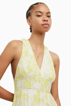 All Saints AllSaints Yellow Avery Marama Dress -ALLSAINTS Sales unnamed file 1748 scaled