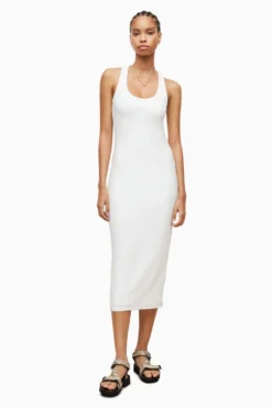 All Saints AllSaints Maki White Midi Dress -ALLSAINTS Sales unnamed file 1761 scaled