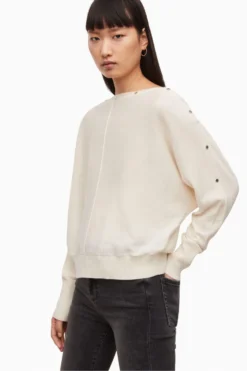 All Saints AllSaints White Eli Jumper -ALLSAINTS Sales unnamed file 1777 scaled