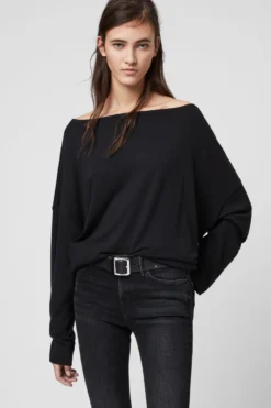 All Saints AllSaints Off The Shoulder Rita Top White