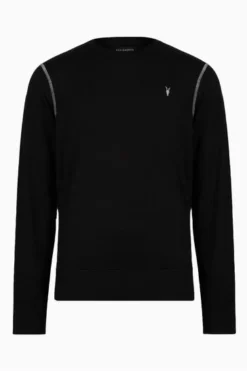 All Saints AllSaints Black Bates Crew Jumper -ALLSAINTS Sales unnamed file 1793