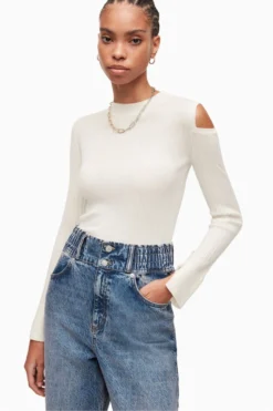 All Saints AllSaints Daina White Jumper