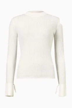 All Saints AllSaints Daina White Jumper 8 All Saints AllSaints Daina White Jumper -ALLSAINTS Sales unnamed file 1813