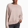 All Saints AllSaints Kiera Pink Cashmere Crew Jumper -ALLSAINTS Sales unnamed file 1822 scaled