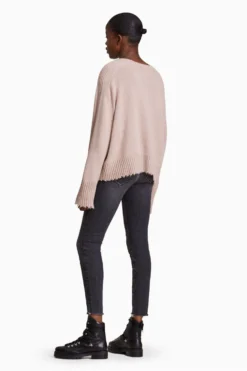 All Saints AllSaints Kiera Pink Cashmere Crew Jumper 5 All Saints AllSaints Kiera Pink Cashmere Crew Jumper -ALLSAINTS Sales unnamed file 1825 scaled