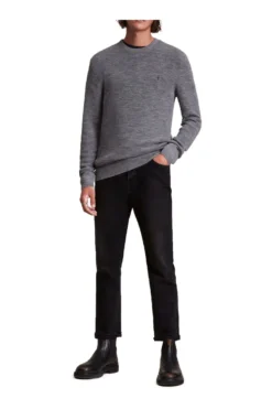 All Saints AllSaints Grey Ivar Merino Crew Jumper -ALLSAINTS Sales unnamed file 1831 scaled