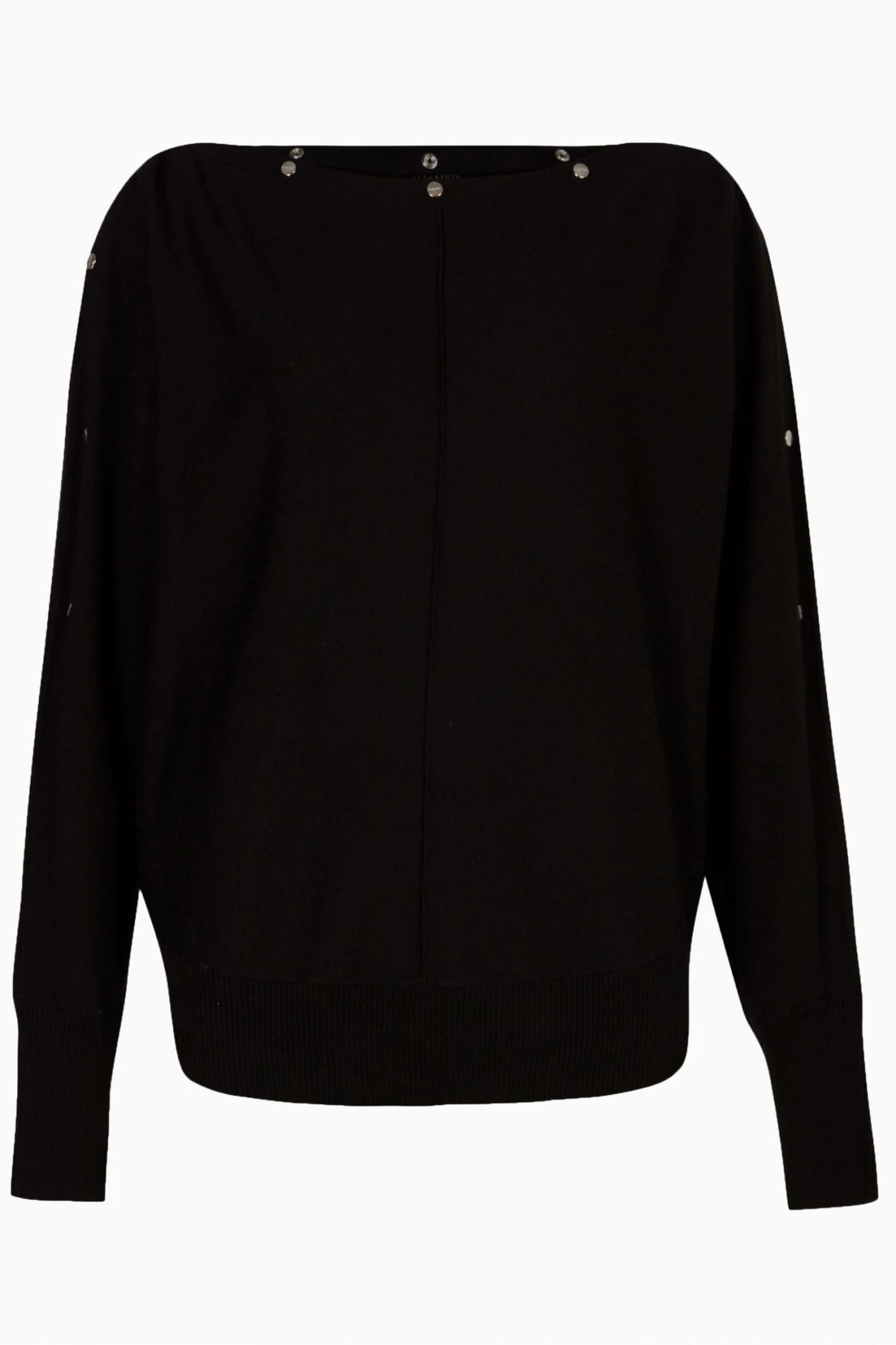 All Saints AllSaints Eli Black Jumper 7 All Saints AllSaints Eli Black Jumper - Image 5