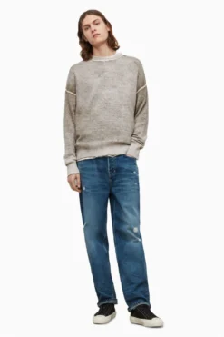 All Saints Brown Sennen Crew Jumpers -ALLSAINTS Sales unnamed file 1844 scaled