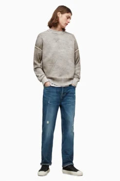 All Saints Brown Sennen Crew Jumpers -ALLSAINTS Sales unnamed file 1845 scaled