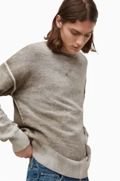 All Saints Brown Sennen Crew Jumpers -ALLSAINTS Sales unnamed file 1847 scaled