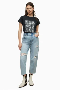 All Saints AllSaints Black Lula Anna T-Shirt -ALLSAINTS Sales unnamed file 186 scaled