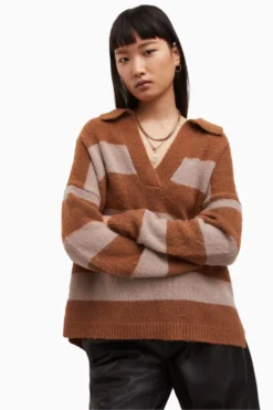 All Saints AllSaints Pink Lou Polo Jumper 15 All Saints AllSaints Pink Lou Polo Jumper -ALLSAINTS Sales unnamed file 1865 scaled