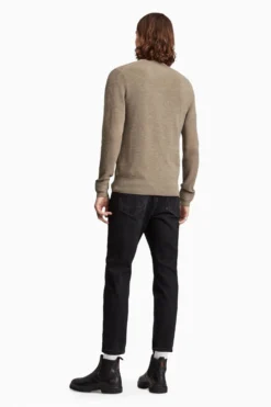 All Saints Mocha Brown Ivar Merino Ls Henle Jumper -ALLSAINTS Sales unnamed file 1880 scaled