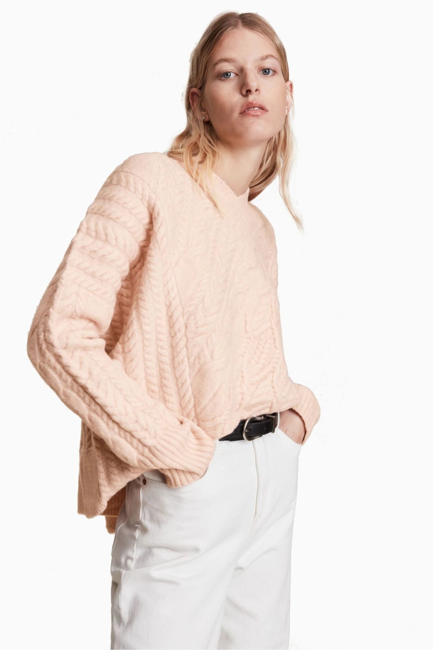 unnamed-file-1915.jpg All Saints AllSaints Pink Arvid V-Neck Jumper -ALLSAINTS Sales unnamed file 1915 scaled