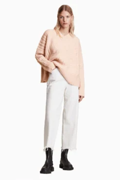 All Saints AllSaints Pink Arvid V-Neck Jumper 4 All Saints AllSaints Pink Arvid V-Neck Jumper -ALLSAINTS Sales unnamed file 1917 scaled