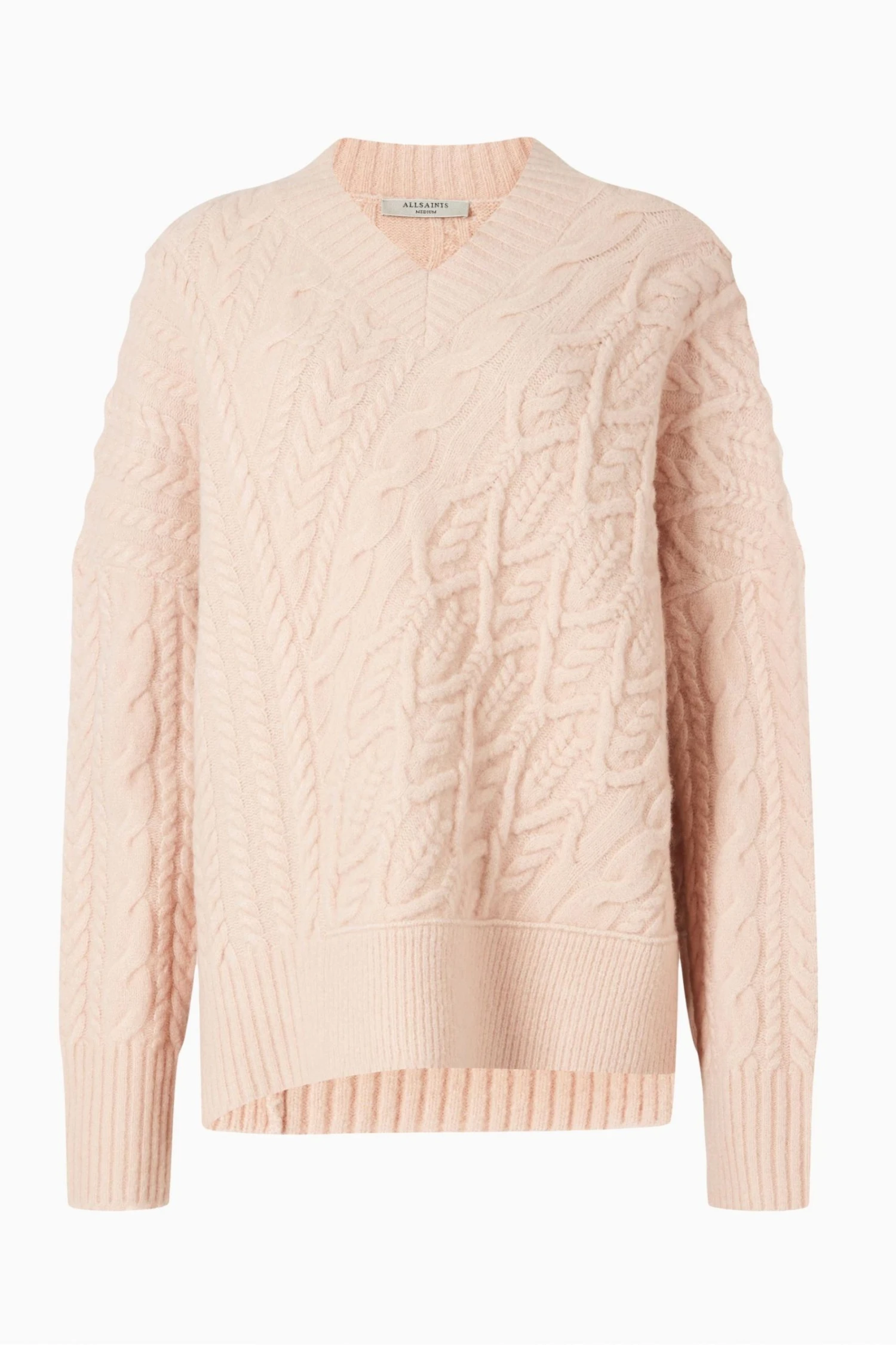 unnamed-file-1919.jpg All Saints AllSaints Pink Arvid V-Neck Jumper -ALLSAINTS Sales unnamed file 1919 scaled