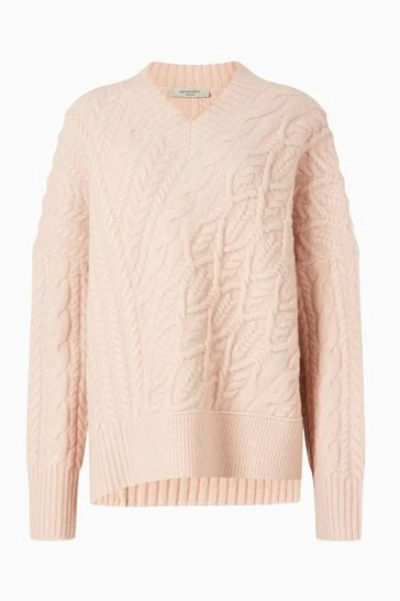unnamed-file-1920.jpg All Saints AllSaints Pink Arvid V-Neck Jumper -ALLSAINTS Sales unnamed file 1920