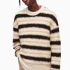 All Saints AllSaints Brown Oskar Crew Jumper