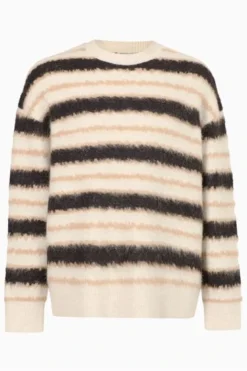 All Saints AllSaints Brown Oskar Crew Jumper -ALLSAINTS Sales unnamed file 1942