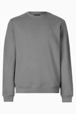 All Saints AllSaints Green Raven Crew Jumper