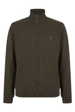 All Saints AllSaints Raven Grey Zip Funnel Jumper -ALLSAINTS Sales unnamed file 1949