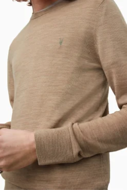 All Saints AllSaints Brown Mode Merino Crew Jumpers -ALLSAINTS Sales unnamed file 1958 scaled