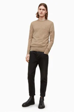 All Saints AllSaints Brown Mode Merino Crew Jumpers -ALLSAINTS Sales unnamed file 1959 scaled