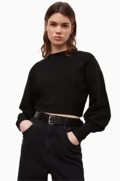 All Saints AllSaints Dimia Black Jumper