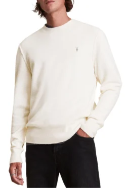 All Saints AllSaints Natural Statten Crew Jumper