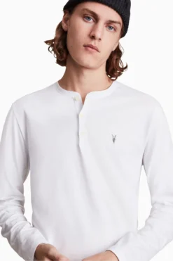 All Saints White Brace Ls Henley T-Shirt -ALLSAINTS Sales unnamed file 202 scaled