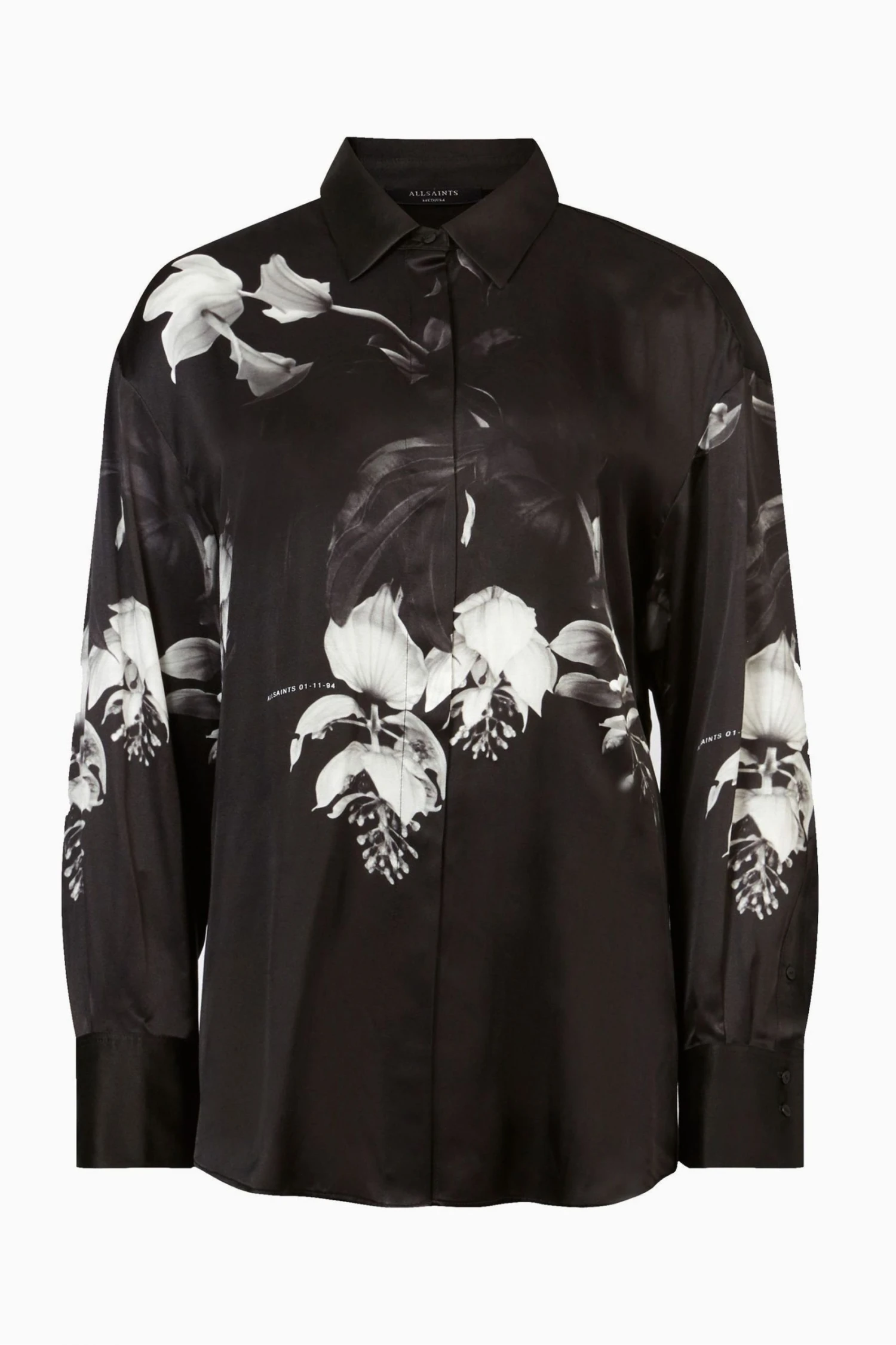 All Saints AllSaints Black Bernie Kosumoso Shirt 6 All Saints AllSaints Black Bernie Kosumoso Shirt - Image 5