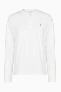All Saints White Brace Ls Henley T-Shirt -ALLSAINTS Sales unnamed file 203 scaled