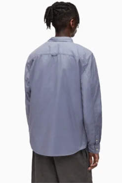 All Saints AllSaints Hermosa Blue Long Sleeve Shirt -ALLSAINTS Sales unnamed file 2055 scaled