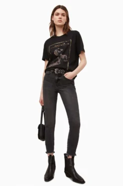 All Saints AllSaints Black Dolly Boyfriend T-Shirt -ALLSAINTS Sales unnamed file 207 scaled