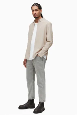 All Saints Natural Lovell Long Sleeve Shirt -ALLSAINTS Sales unnamed file 2088 scaled