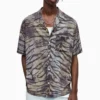 All Saints AllSaints Green Kisli Short Sleeve Shirt 1 All Saints AllSaints Green Kisli Short Sleeve Shirt -ALLSAINTS Sales unnamed file 2099 scaled