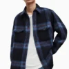 All Saints AllSaints Blue Gallaway Ls Shirt -ALLSAINTS Sales unnamed file 2106 scaled