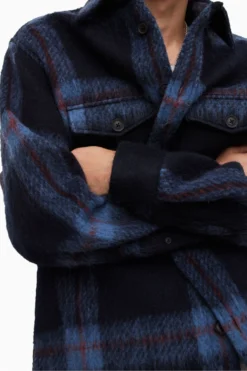 All Saints AllSaints Blue Gallaway Ls Shirt -ALLSAINTS Sales unnamed file 2110 scaled