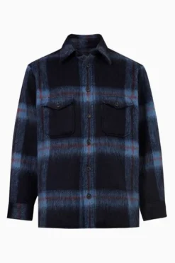 All Saints AllSaints Blue Gallaway Ls Shirt -ALLSAINTS Sales unnamed file 2112