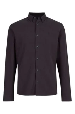 All Saints AllSaints Black Lovell Ls Shirt -ALLSAINTS Sales unnamed file 2133